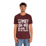Blame It On De Music Unisex Jersey Short Sleeve Tee