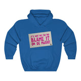 Blame It On De Music! Hoodie (Colored Text)