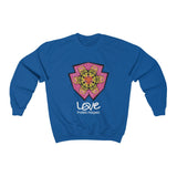 LOVE: L.P.R Unisex Heavy Blend™ Crewneck Sweatshirt