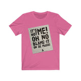 Blame It On De Music! Tee (Black Text)