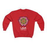 LOVE: L.P.R Unisex Heavy Blend™ Crewneck Sweatshirt