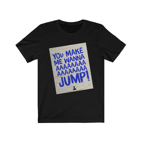 Jump! Tee (Blue Text)