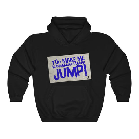 JUMP! Hoodie (Blue Text)