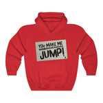 JUMP! Hoodie (Black Text)